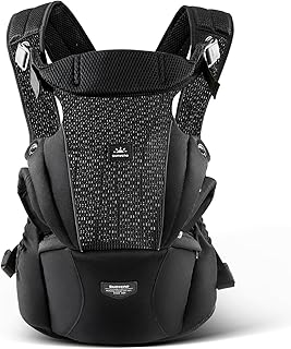 SUNVENO Ergonomisch Babytrage für Neugeborene bis Kleinkinder – atmungsaktive Mesh-Hüfttrage, unterstützt 3-20 kg für Front- und Rückentrage mit verstellbarem Hüftgurt, ganzjährig