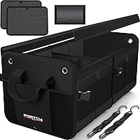 Vista 1 de FORTEM Trunk Organizer For SUV Car Organizer and Storage, Multi-Compartment Storage Bag Car Accessories for Women Men, Perfect Christmas Gifts