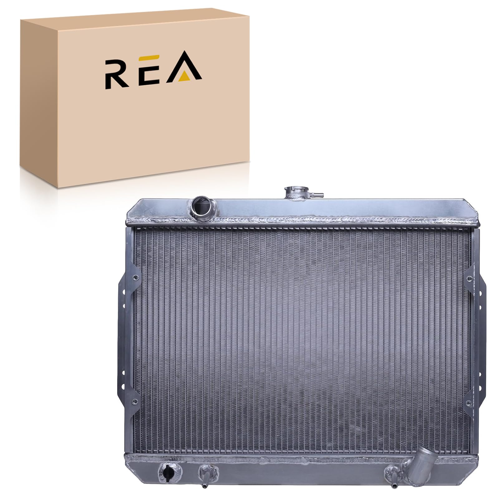 Engine Coolant Radiator with Transmission Oil Cooler Compatible with Dodge Ram 50 2.4L 1990-1993,Dodge Ram 50 2.6L 1987-1989,Dodge Ram 50 3.0L 1990-1991,Mitsubishi Mighty Max 2.6L 1987-1989