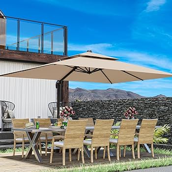 Amazon.com : ZLACUIU 10x13FT Cantilever Outdoor Patio