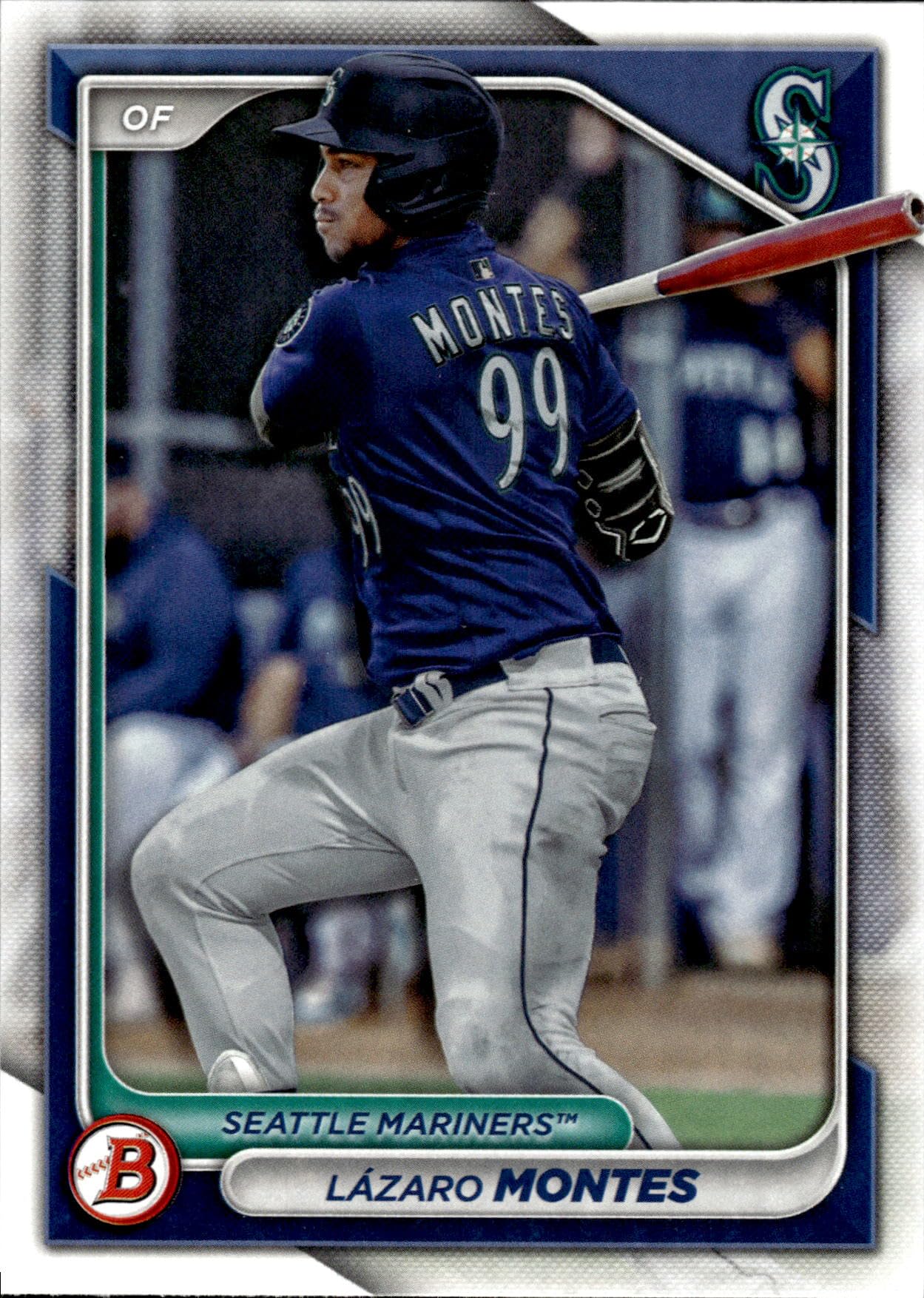 Amazon.com: 2024 Bowman Prospects #BP-110 Lazaro Montes Seattle 