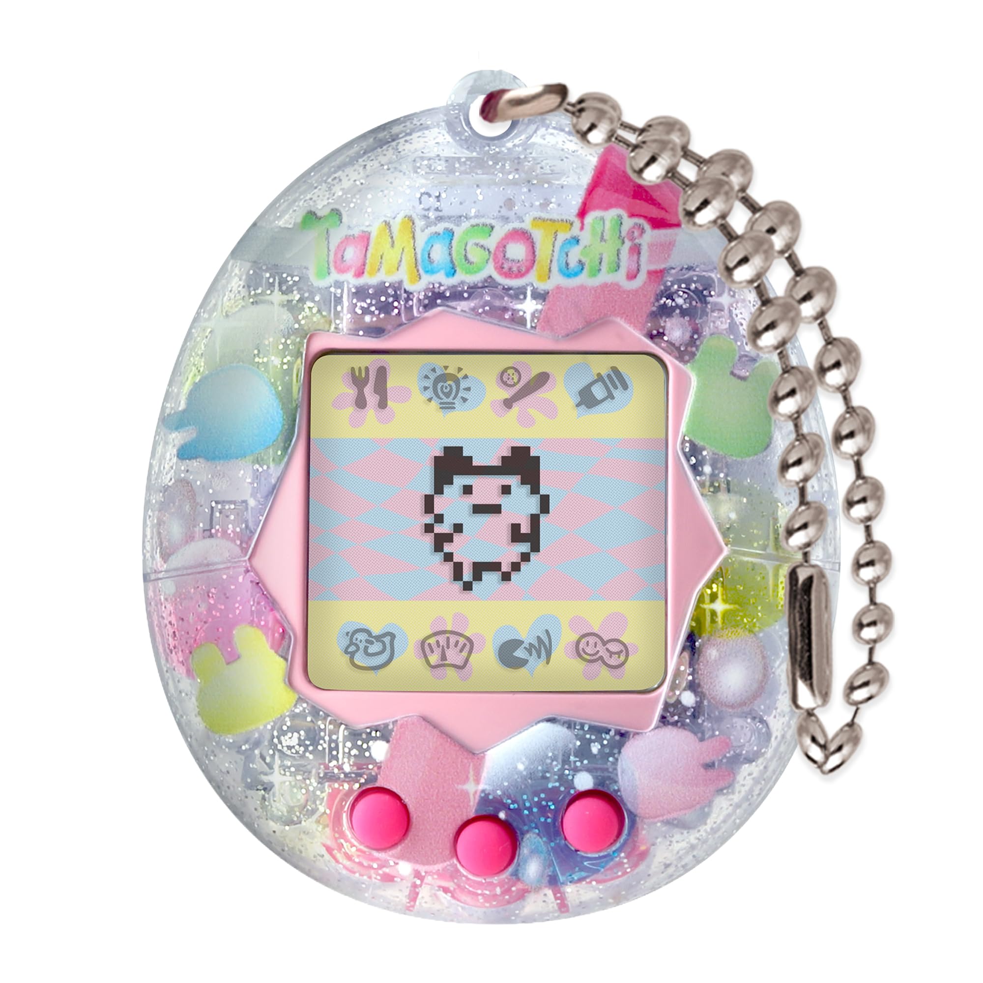 TAMAGOTCHI Original Sparkle Boba Shell Virtual Pet - Bubble Tea Tamagotchi