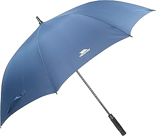 Trespass 30 Inch Automatic Golf Umbrella, Soft Grip Handle Umbrella, Wind Resistant Windproof with Fibreglass Shaft & Ribs Birdie