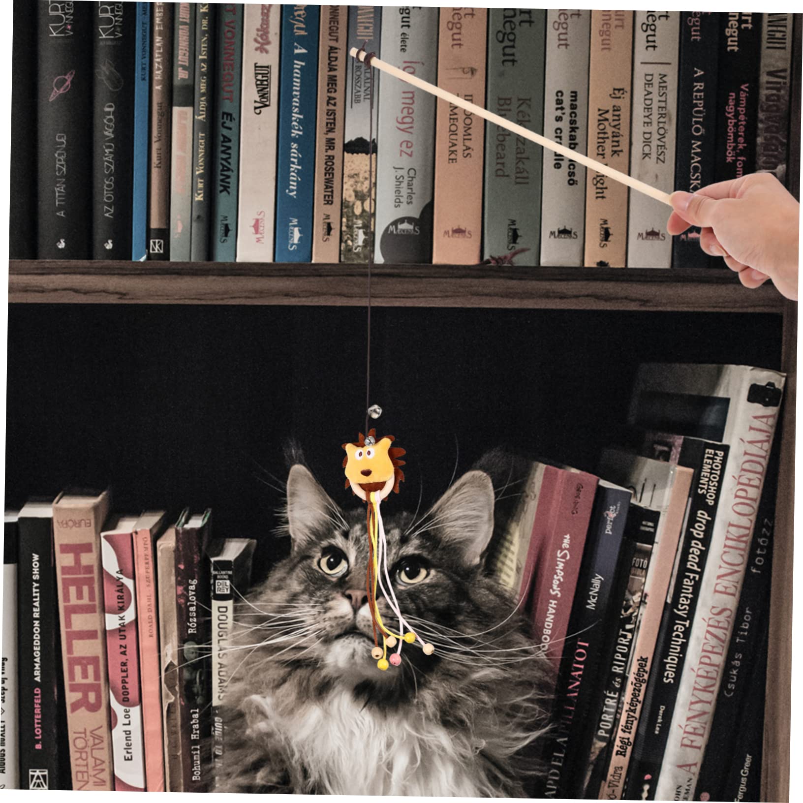 Happyyami 10stücke Interaktives Katzenspielzeug Mit Plüsch Und Glocke Katzenangel Bewegung Und Spaß Für Ihre Haustiere Für Katzen Und Kleine Hunde