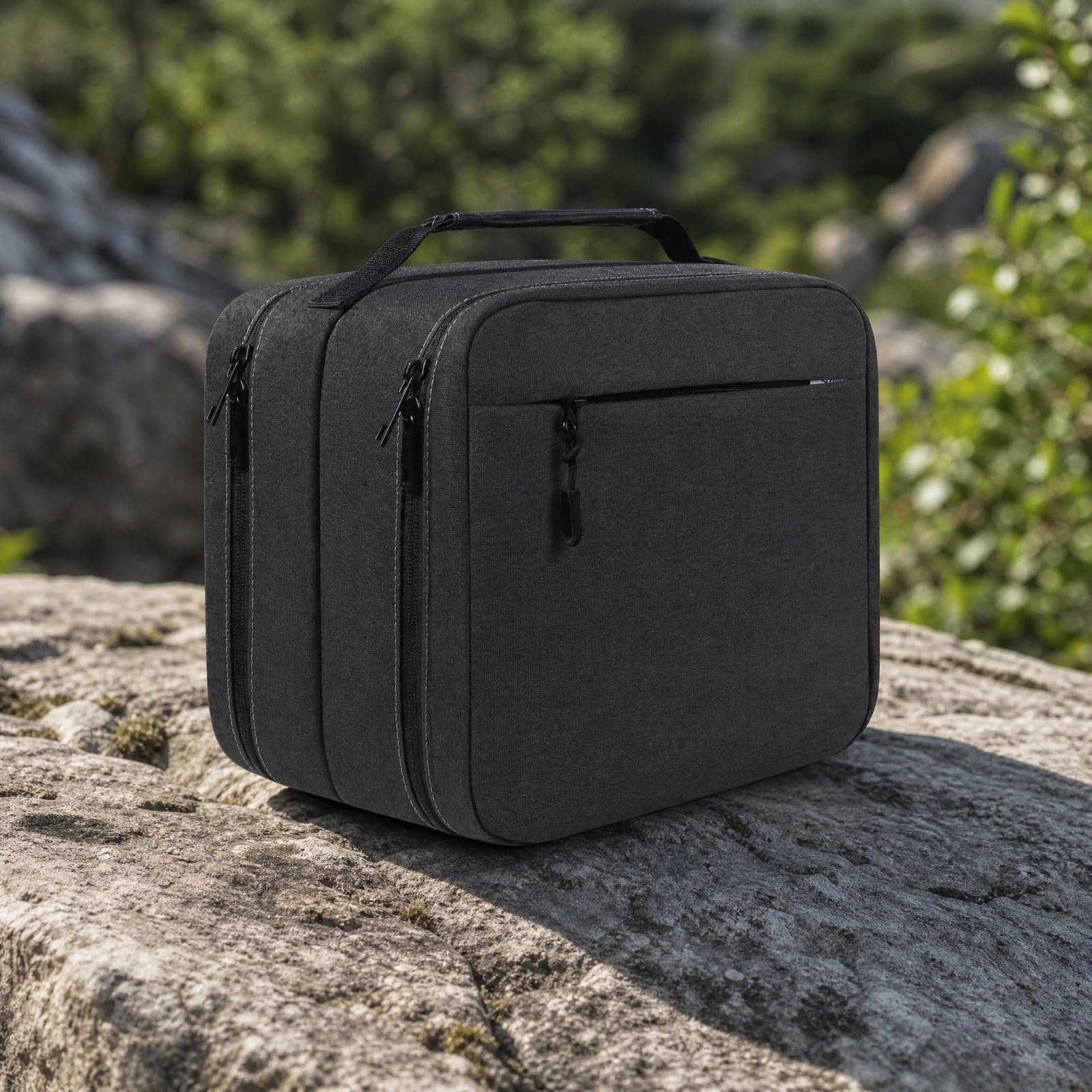 Custodia con Tasca Frontale con Cerniera Organizzata Borsa da Trasporto Portatile per Hobbisti, Viaggi