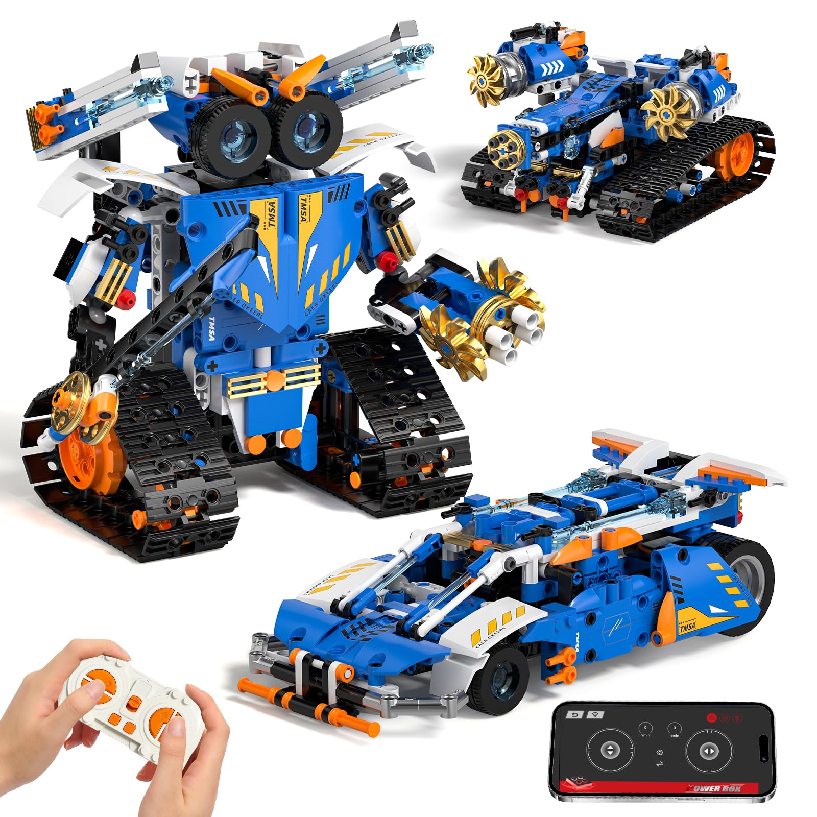 3 in 1 STEM Robot Building Kit 588 PCS, Robotics for Kids Age 8-14