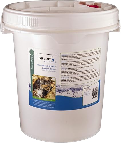 Orb-3 Trace Mineral Organic Catalyst Pail Bulk para estanques, 10 libras