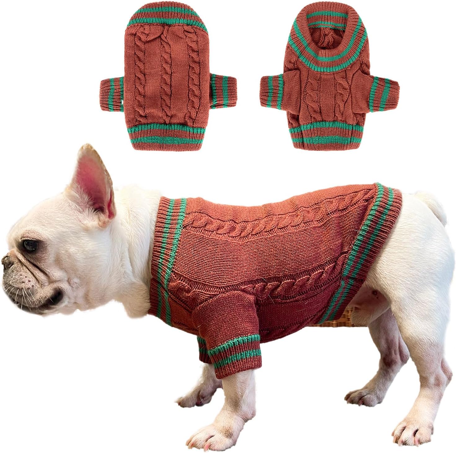 Hamiface Dog Sweater, Small Dog Fleece Vest, Thick Warm