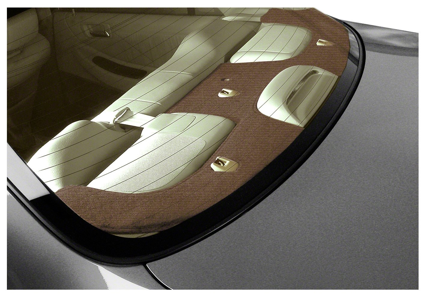 Coverking Custom Fit Dashcovers for Select Honda Accord Models - Velour (Brown)