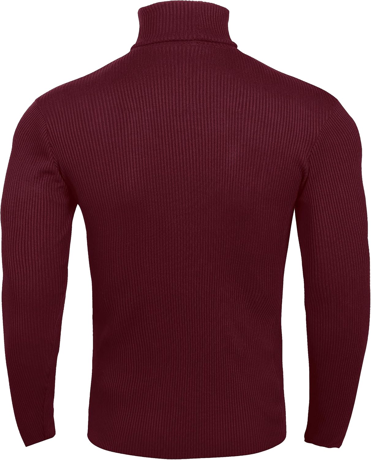 NY Threads Men's Ribbed Turtleneck Slim Fit Pullover Casual Long Sleeves Basic Top - Image 4