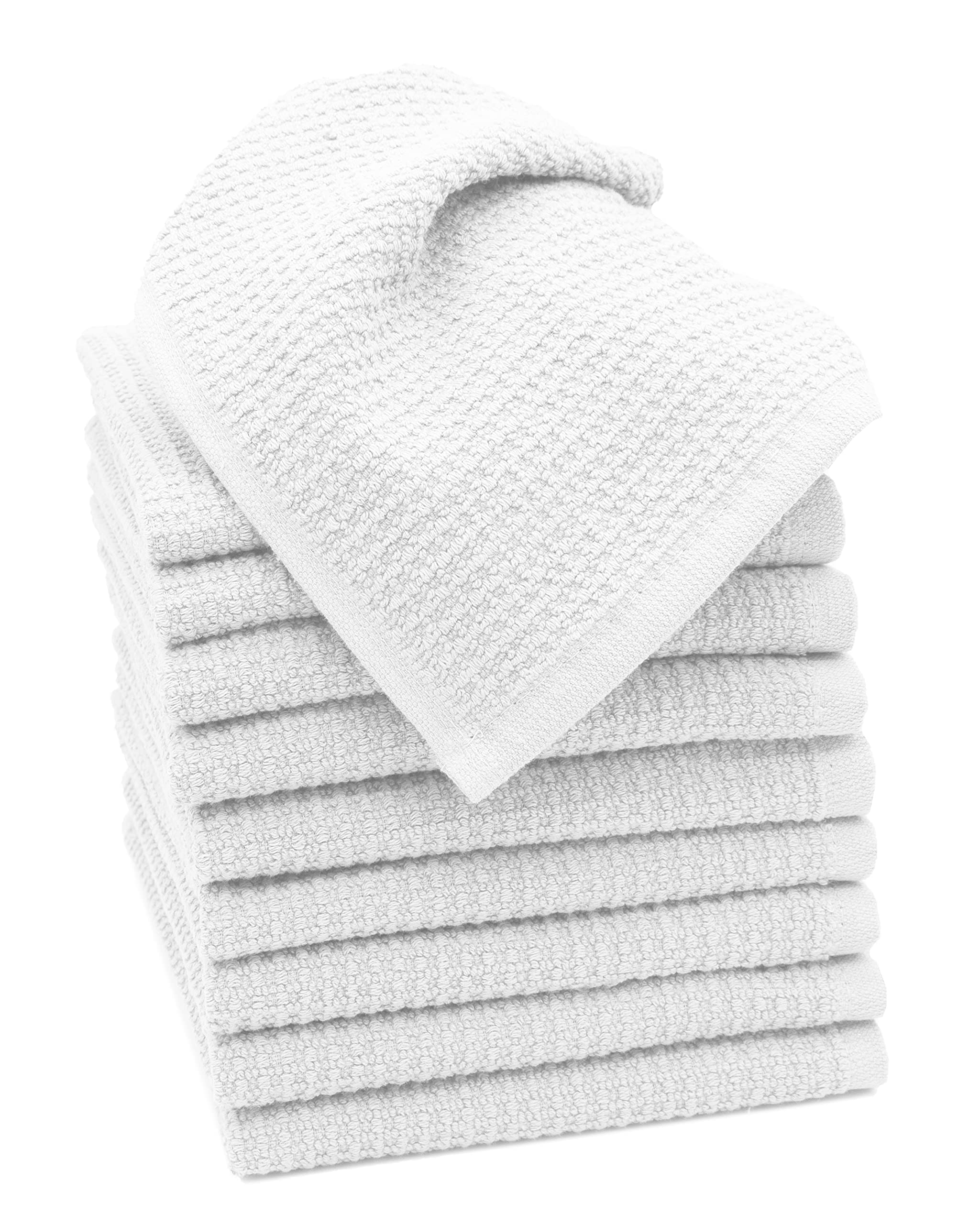 ZOLLNER Set van 3 douchehanddoeken in 70 x 140 cm, duurzame handdoeken in grijs, met praktische ophanglus, tijdloos wafelpatroon, wasbaar tot 95 °C, katoen, hotelkwaliteit