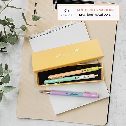 Miniatura 5 de MESMOS Juego de 3 bolígrafos elegantes, regalos de coordinador del caos para mujeres, regalos para jefes para mujeres, regalos de gerente de