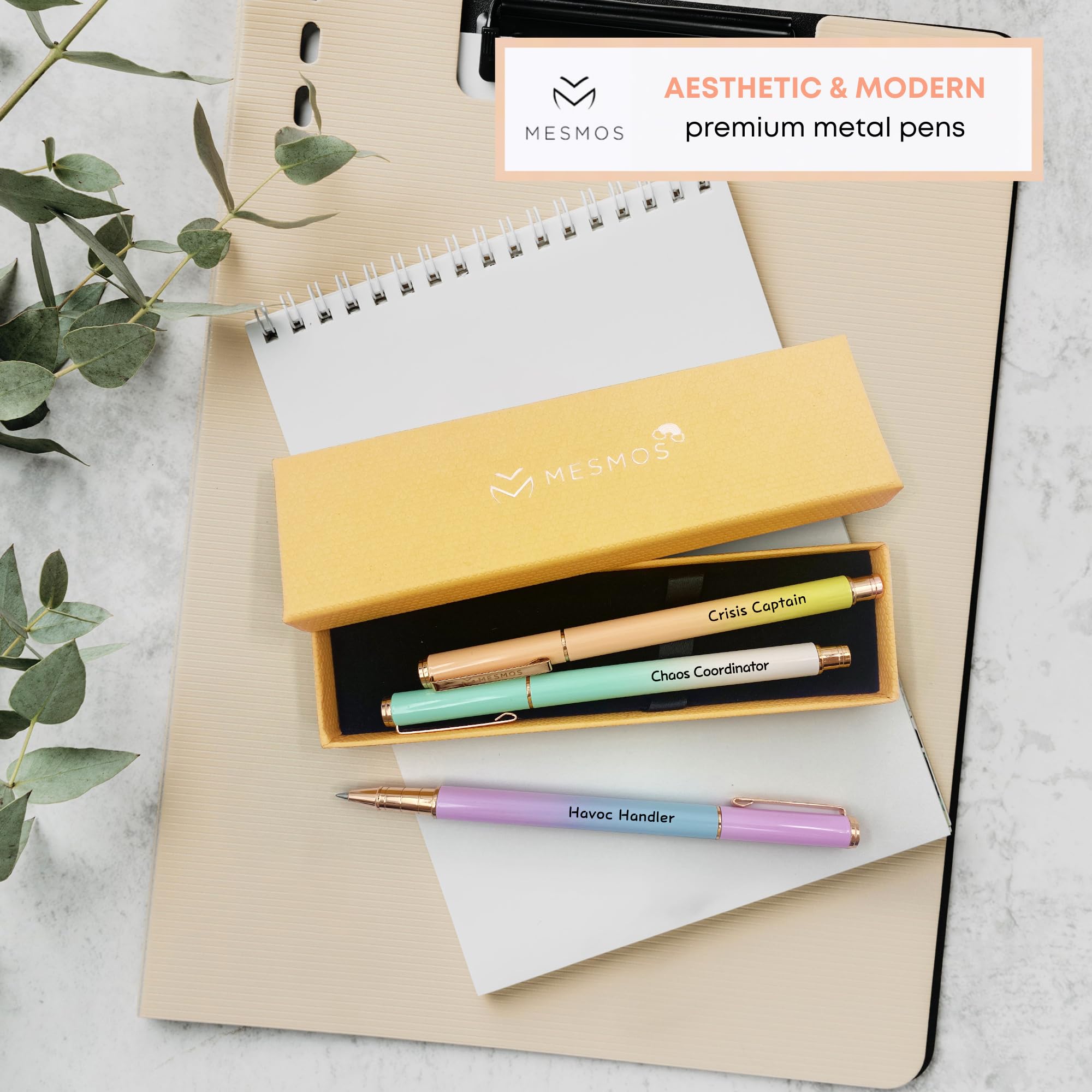 Set Regalo ‘Chaos Coordinator’ – Penna Da Ufficio Per Capo E Collega – Confezione Premium, Regalo Per Lei/Lui
