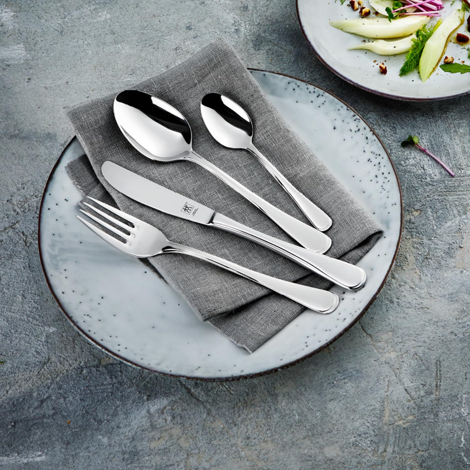 ZWILLING Set di 68 posate da tavola per 12 persone in acciaio inossidabile 18/10 di alta qualità, lucidate serie Nottingham