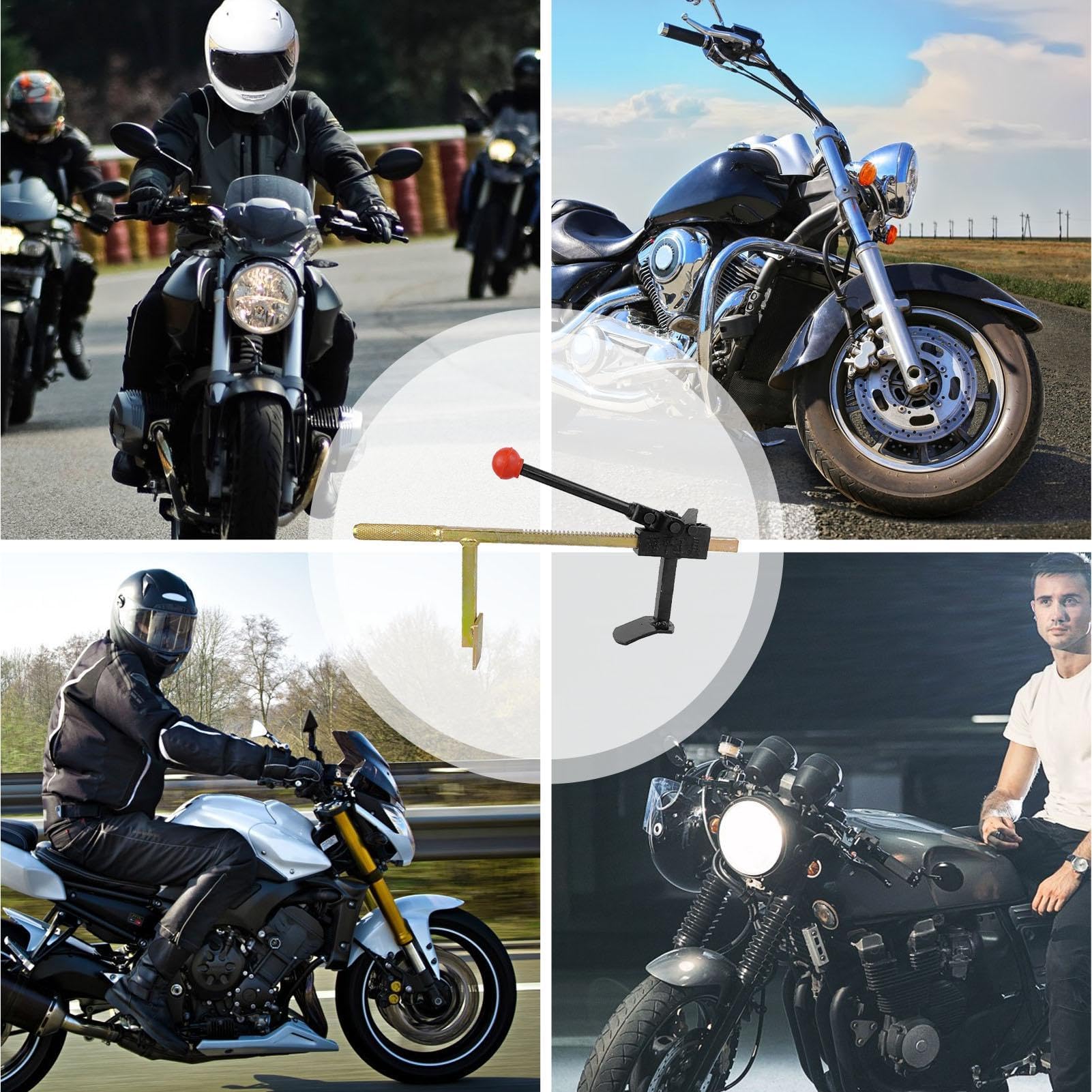 Narzędzie do wymiany opon, przenośny metalowy samochód, motocykl, montażownica do opon, ręczne, łatwe w użyciu narzędzie do rozpierania opon samochodowych, wielofunkcyjne metalowe narzędzie do łaman