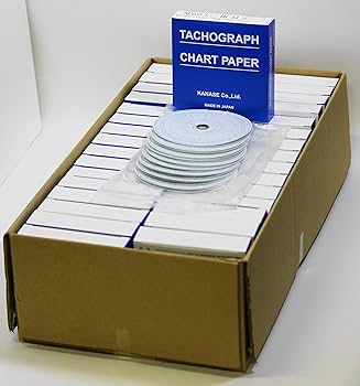 Amazon | カナセ タコグラフチャート紙【7日用】最高速度目盛り120km/h