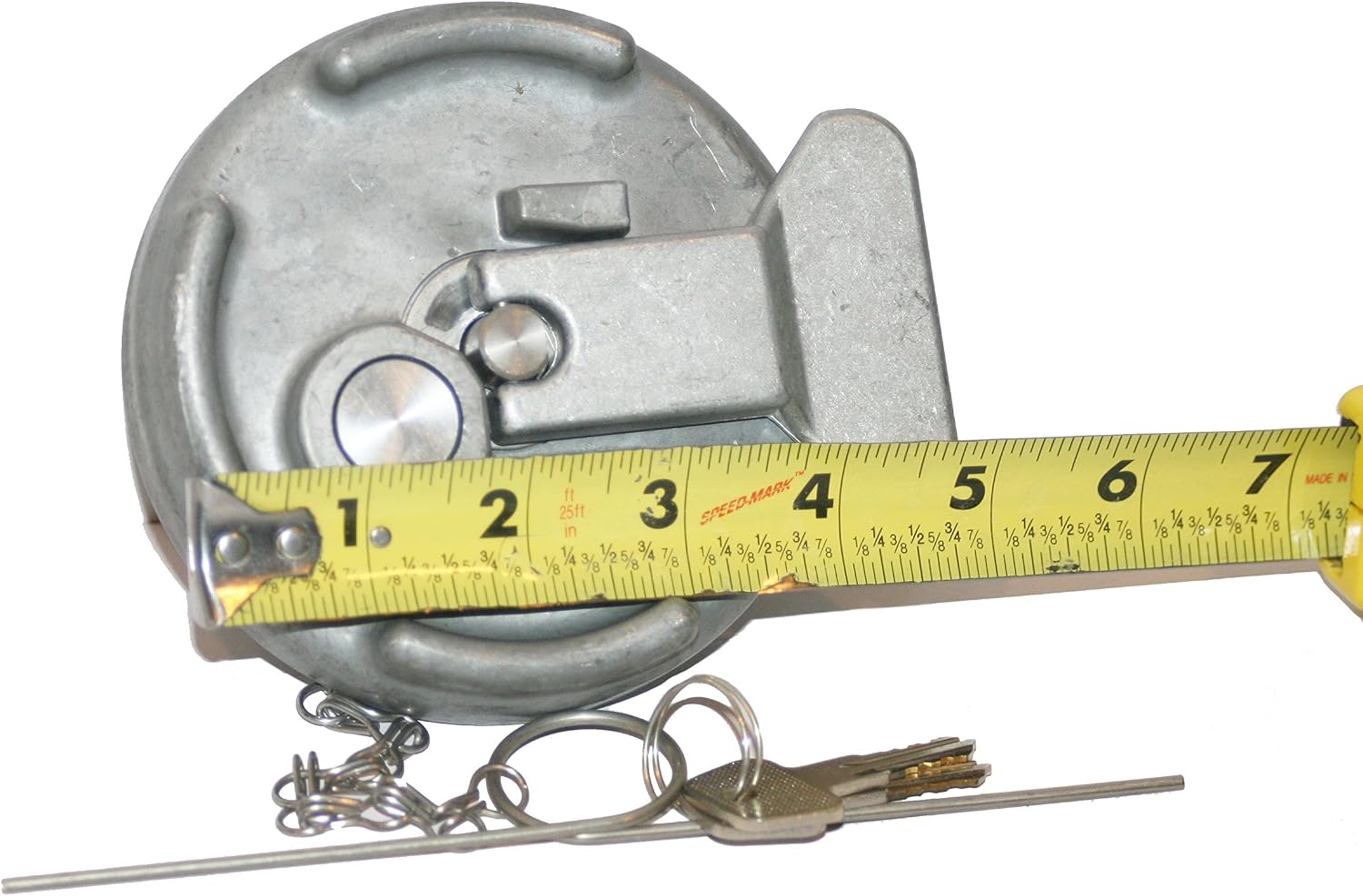 Locking Diesel Metal Fuel Cap Lock for All Peterbilt Semi Truck Models