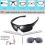 FLEX V1– Lunettes de soleil polarisés pour hommes femmes, cadre dur avec/HD Lens for Driving Cyclisme Running Baseball Golf Biking