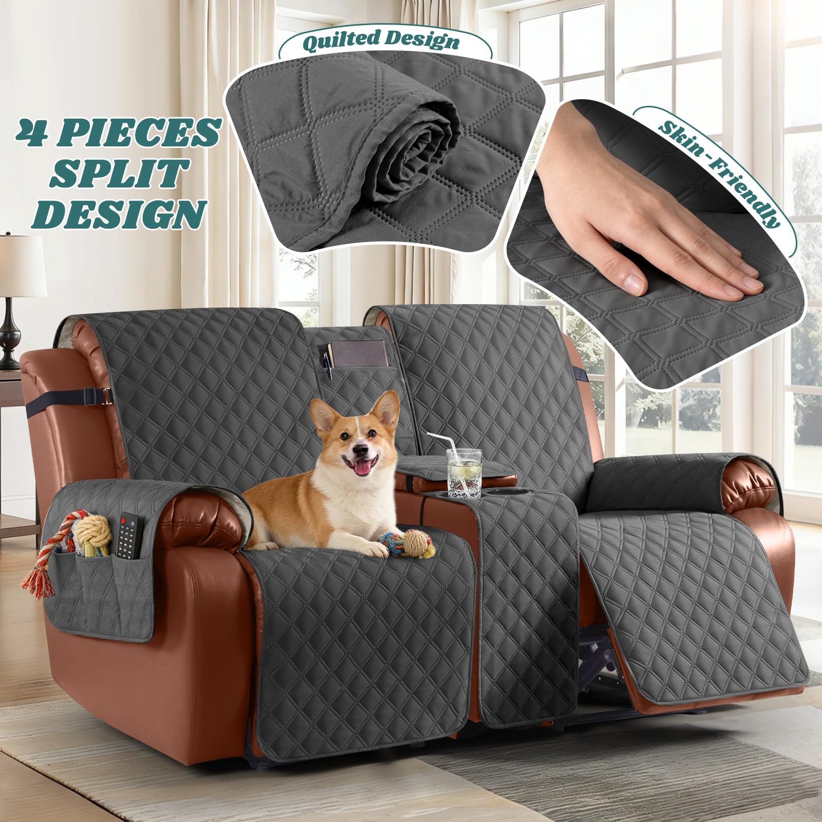 Waterproof Recliner Loveseat Cover - Protect Your Sofa -6 Waterproof Recliner Loveseat Cover - Protect Your Sofa -6