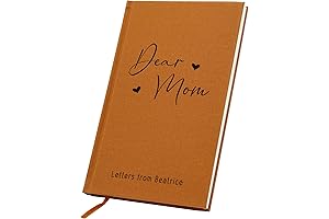 Muujee Dear Mom Hard Cover Book Review Journal