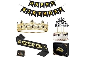 Birthday Decorations for Men: King Birthday Decorations