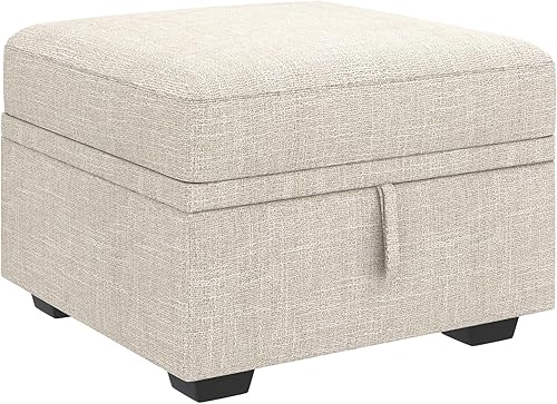 HONBAY - Módulo de otomana con almacenamiento para sofá cama modular con cama extraíble, otomana con reposapiés movible para sofá modular, color