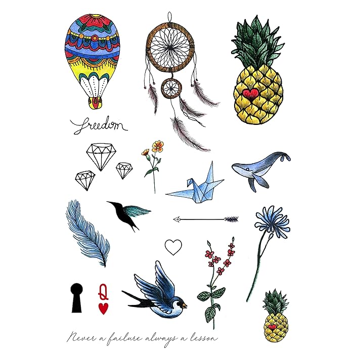 Buy Funky Temporary Tattoo Set by Tatsy, Original Cool Unique Lovely