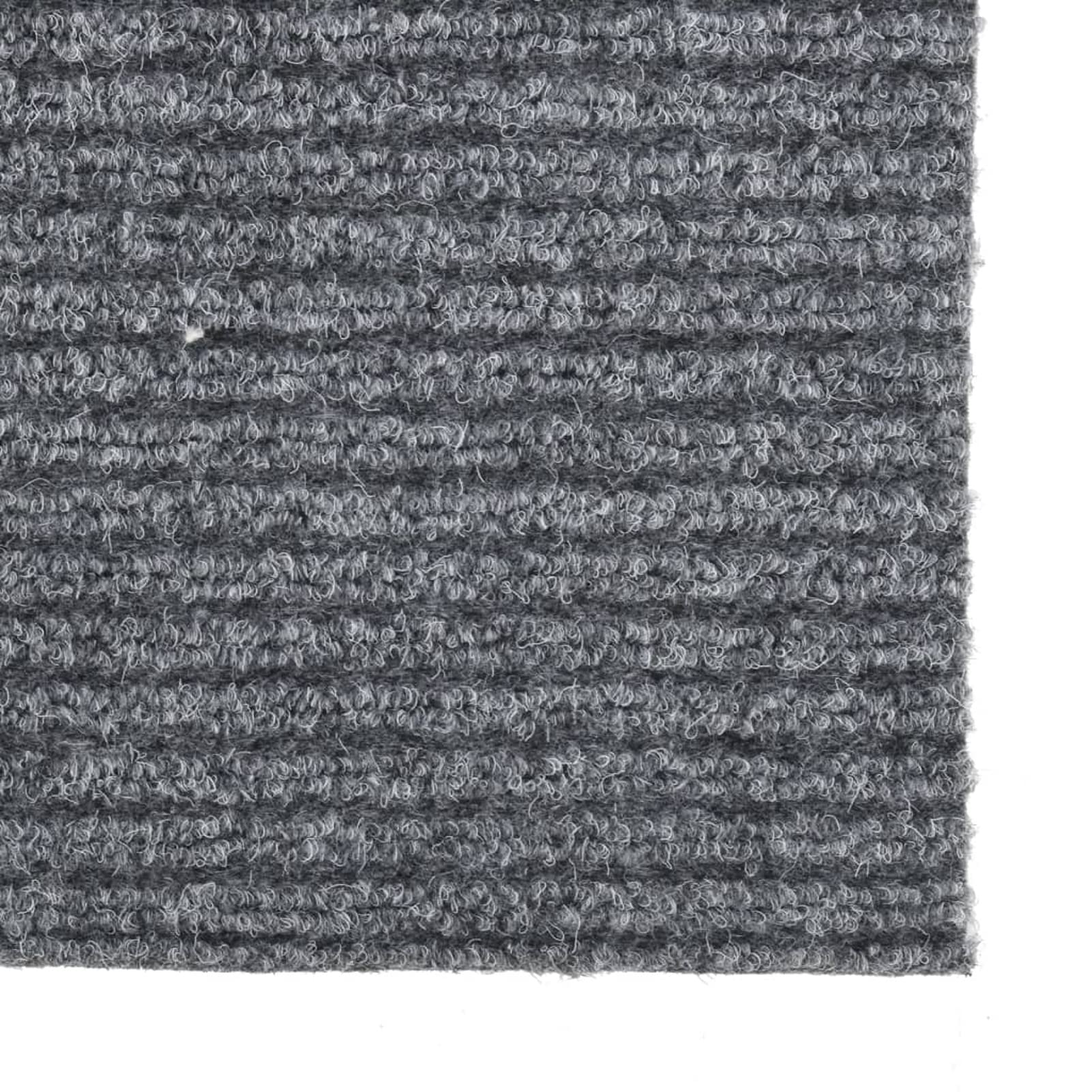 ZEYUAN Alfombra de Pasillo, Alfombra Cocina, Alfombra Antifatiga, Alfombra Cocina Antideslizante, atrapa Suciedad 100x450 cm Gris