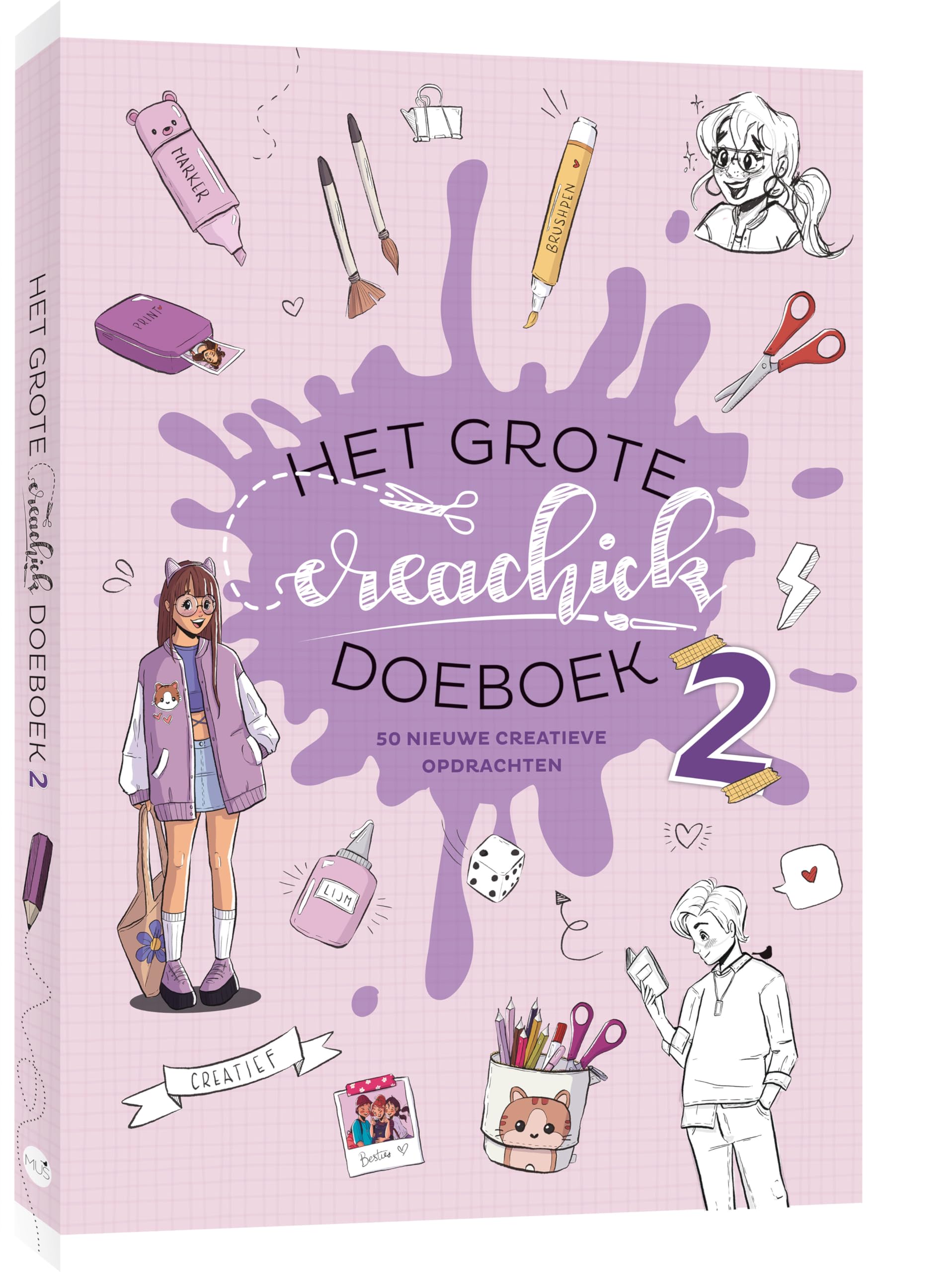 Het grote CreaChick doeboek 2: 50 nieuwe creatieve opdrachten