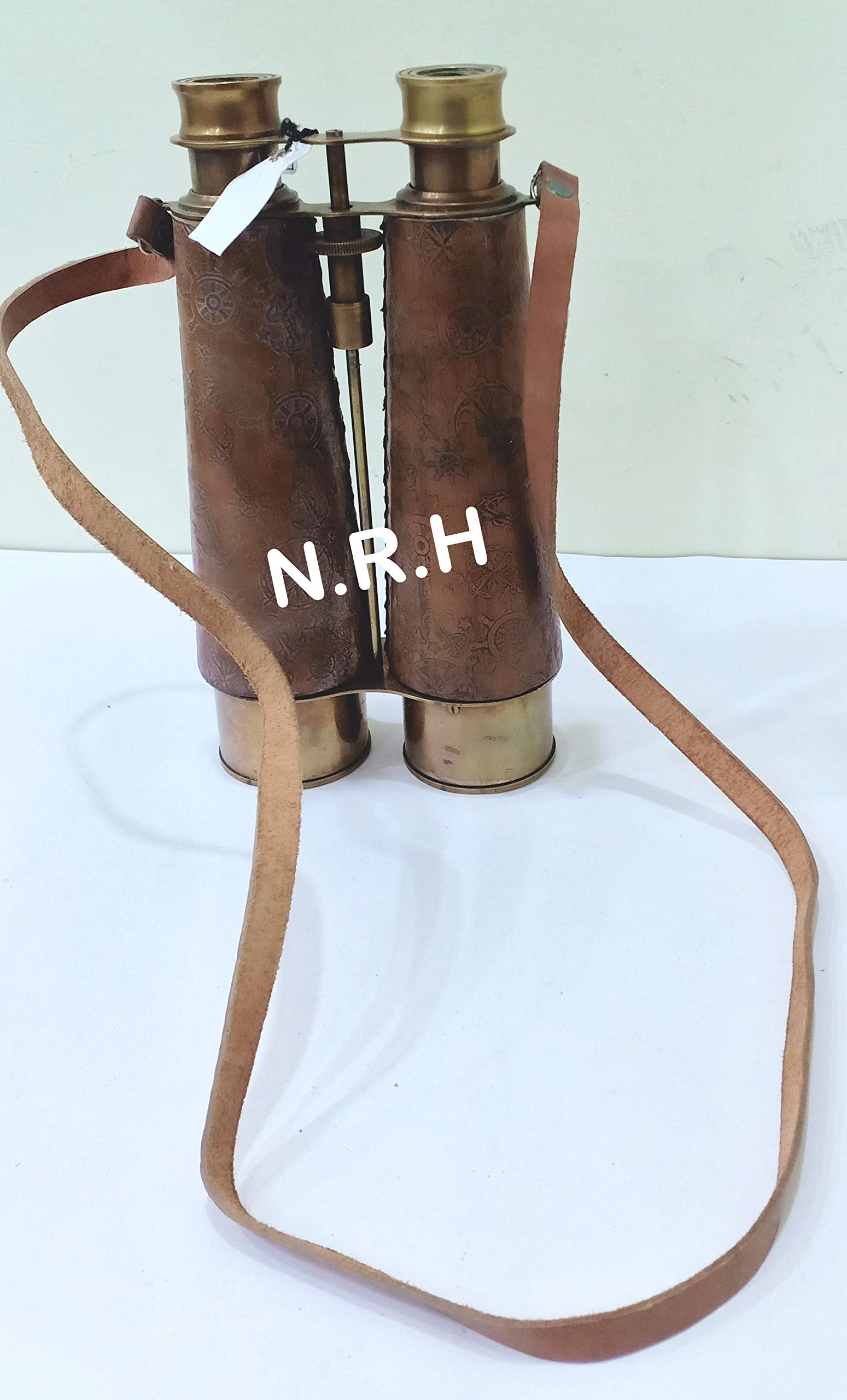 Nautical Replica Hub Binocolo in Ottone Anticato ad Azione Nautica