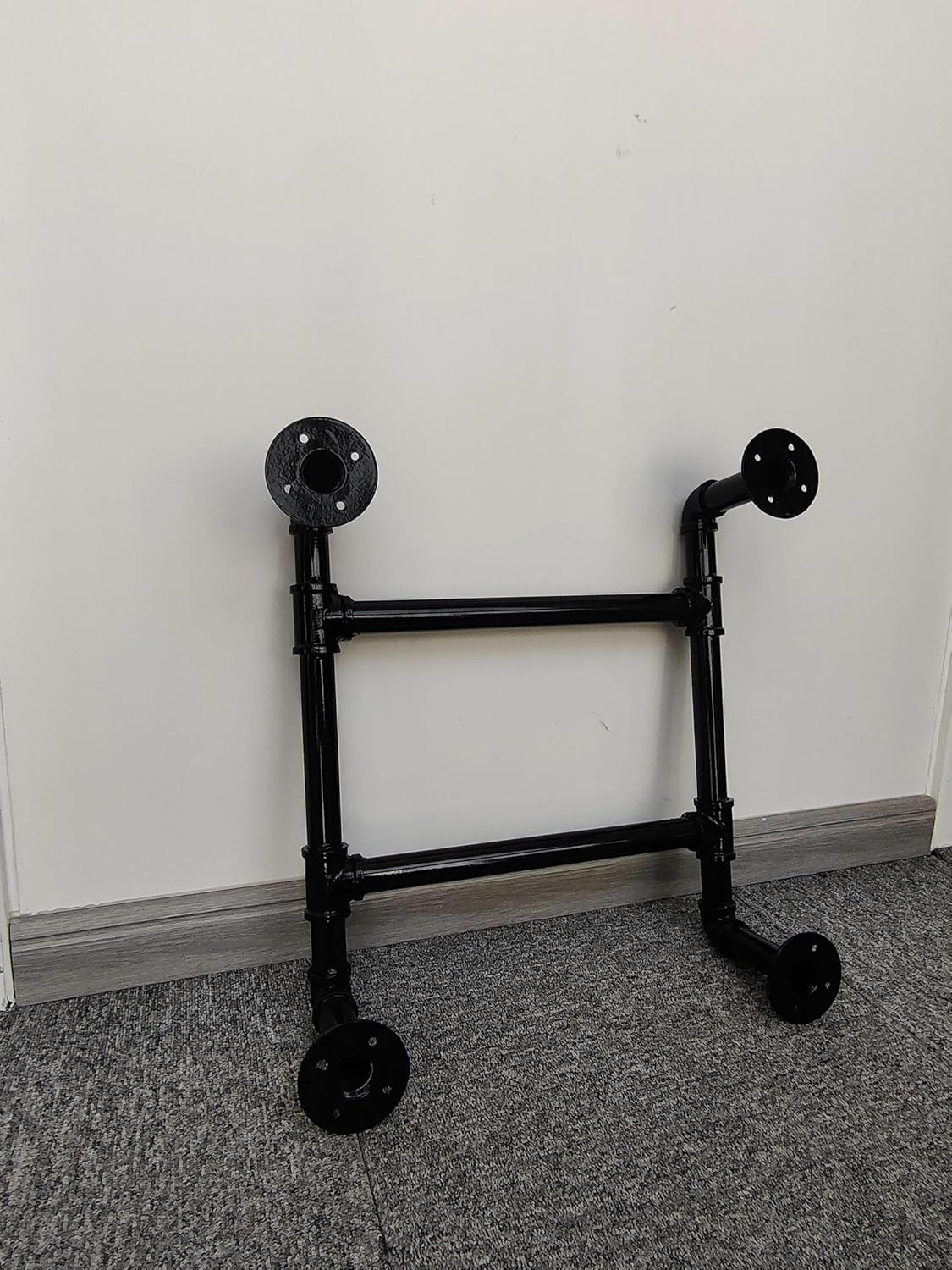 2-Step Wall-Mounted Ladder/Integrated 2-Rung Ladder Window Well Egress - Permanent Acess to The Roof, Basement, Boat, Loft or Bunk Bed - Two Step Built-in Ladders - Wall-Mounted Emergency Escape
