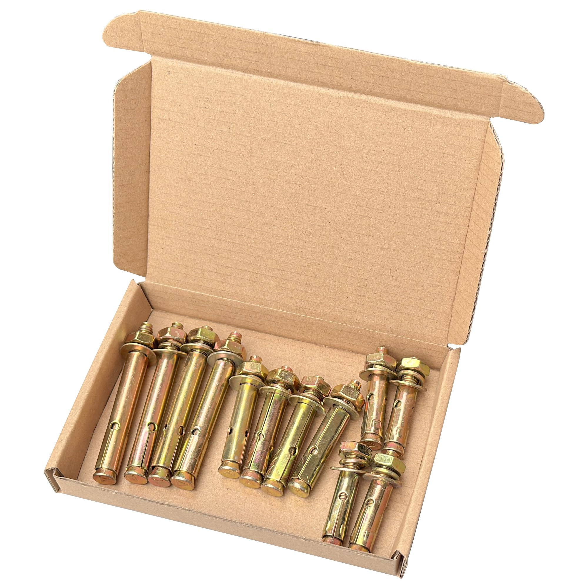 12 PCS Heavy Duty Expansion Bolts - Concrete Anchor Bolts (M8) - Image 4