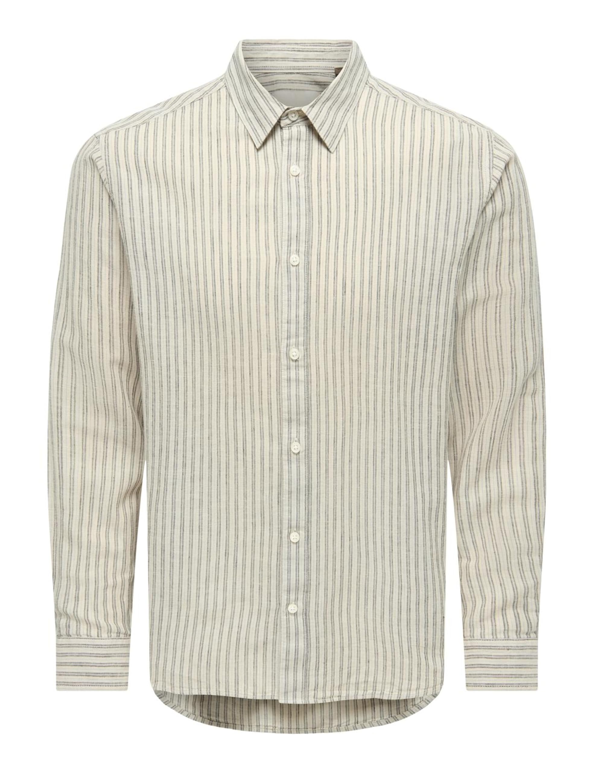 Only & Sons Onscaiden Life Ls Stripe Linen Noos