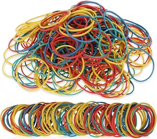 340PCS Rubber Bands for Tie Dye, Elastic Rubber Bands Office Supplies Size 16 for Geoboard School Home Office Use (Mixing Colors)