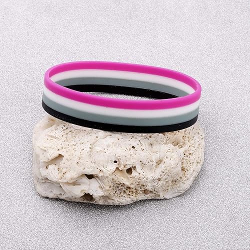 Miniatura 5 de CHOORO Pulsera LGBT Orgullo Gay Pulseras de Goma de Silicona Arco Iris Pulseras LGBTQ Joyería Orgullo Gay Regalos