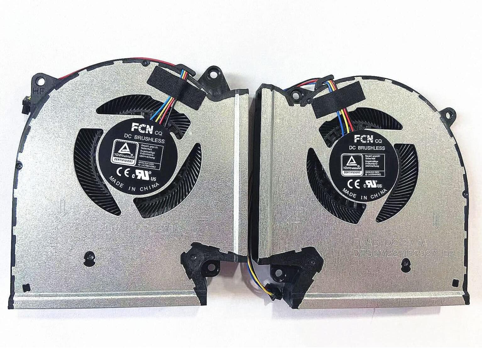 CPU+GPU Cooling Fan Replacement for Asus ROG Strix G513IM G513IR G513QM G513QR G533QM G533QR G533QS G713IM G713IR G713QM G713QR G733QM G733QR G733QS DFSCK22D058830 FNAA DFSCM227163927 FNAB DC12V