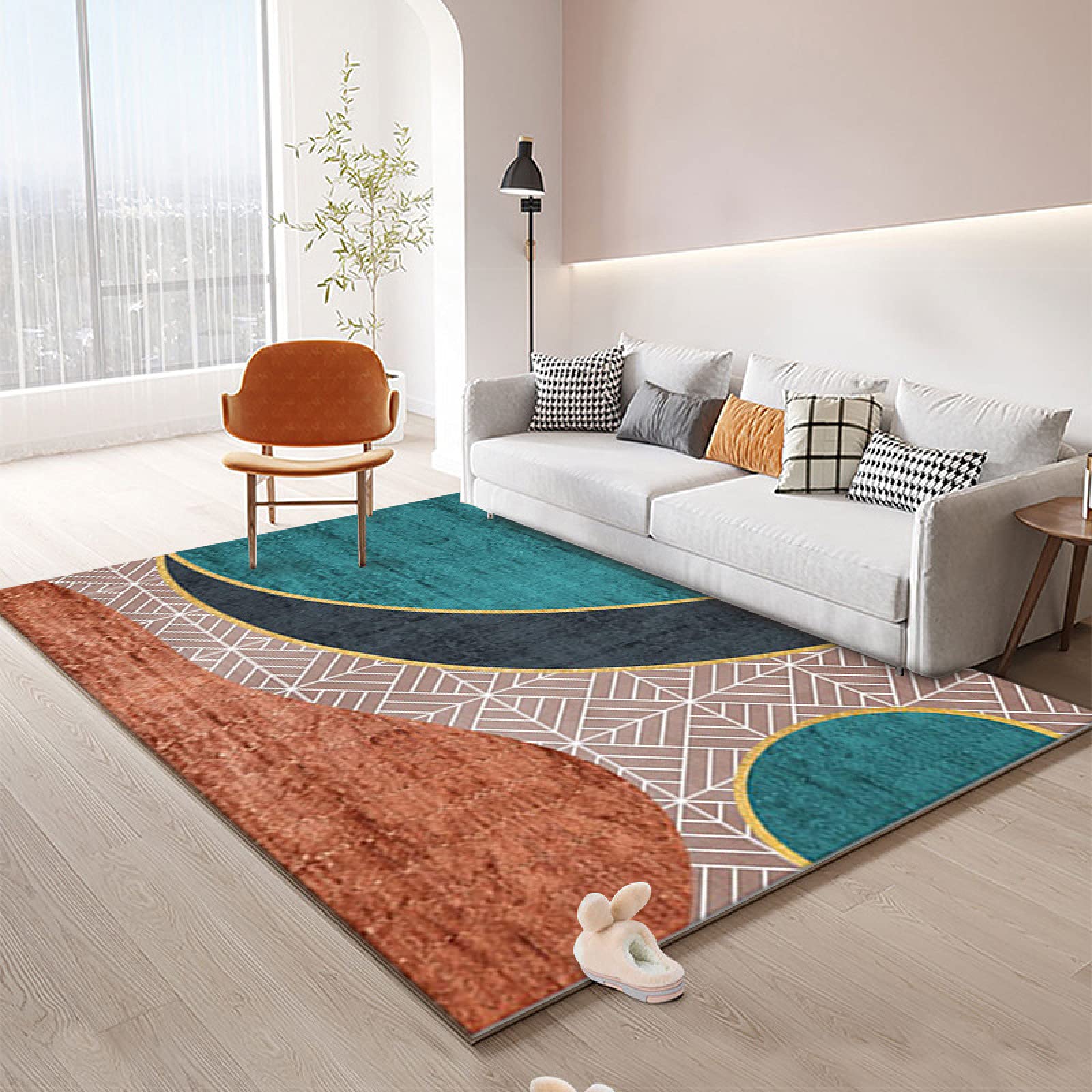 Tapis de chambre doux pour couloir et cuisine avec envers antidérapant
