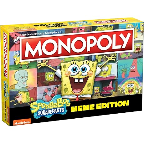 Monopoly Spongebob Squarepants Meme Edition: Bikini Bottom Board Battle