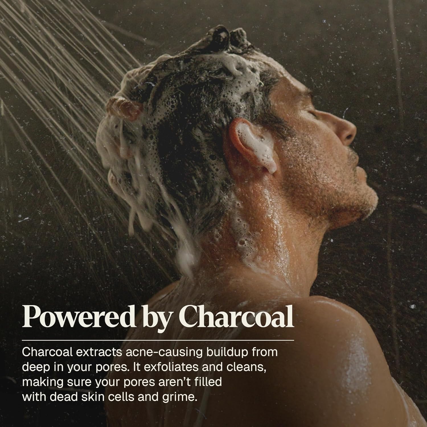 Black Wolf Mens Shampoo for Oily Hair, 12 Fl Oz - Charcoal-Infused Oil Control Shampoo with Moisturizing & Deep Cleansing Formula Hydrates & Nourishes Scalp - Daily Hair Care for Men - Image 6