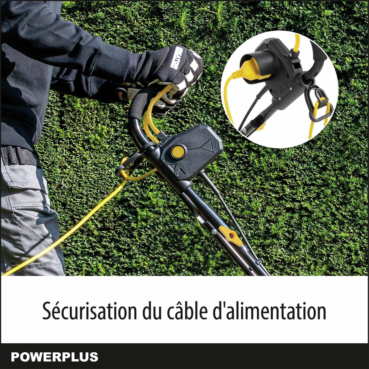 Powerplus POWXG75160 elektryczny wertykulator do trawnika, 1600 W, szerokość cięcia 360 mm, wentylator 2 w 1 i elektryczny wertykulator do Twojego ogrodu