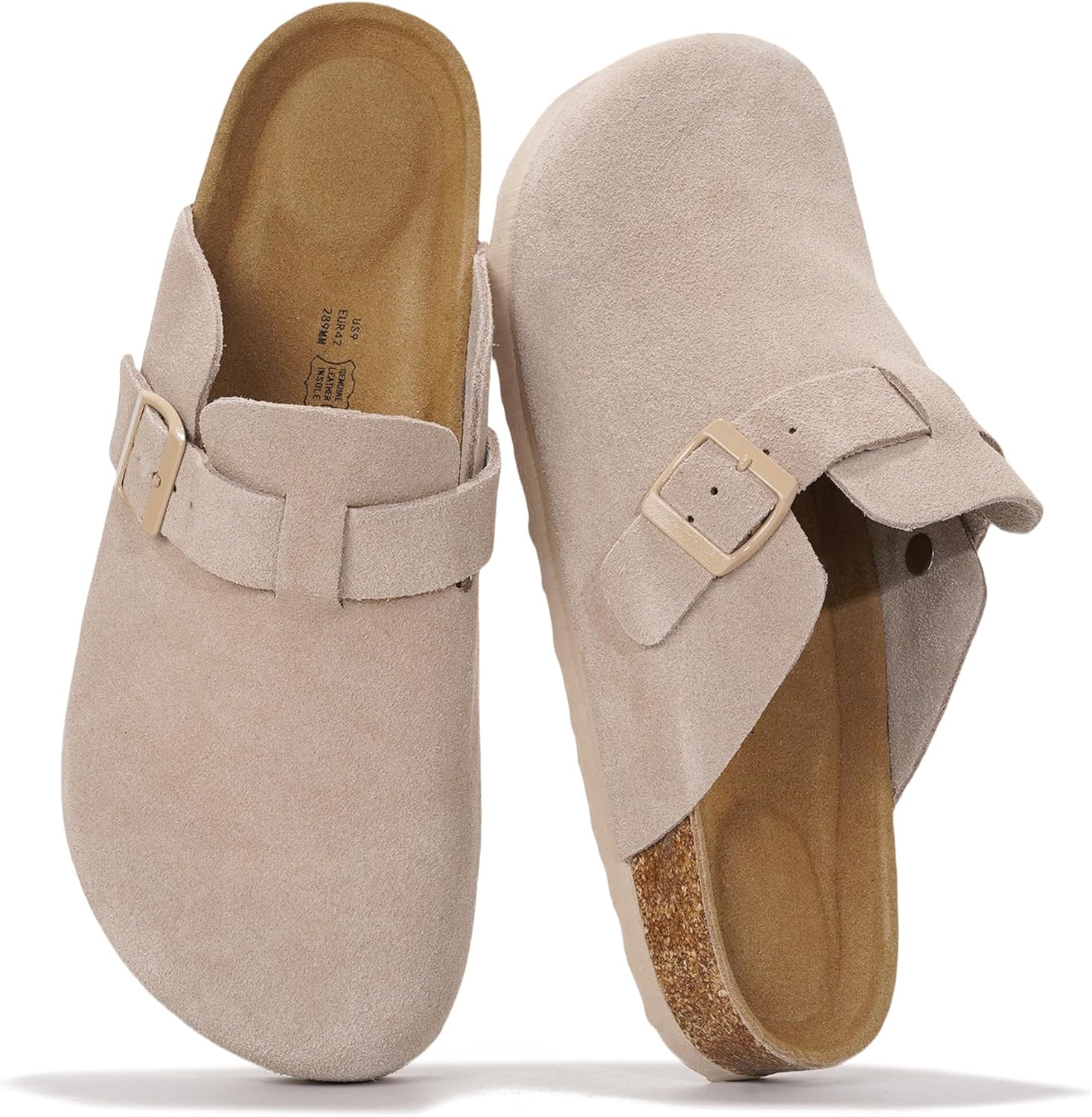 Sand Mono Suede