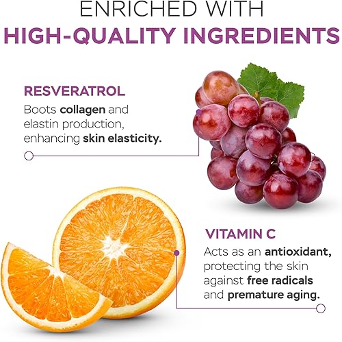 Miniatura 6 de VITASEI Polvo de péptidos de colágeno hidrolizados con vitamina C y resveratrol y Teatox Cleanse Support Powder, refuerzo de la digestión con té