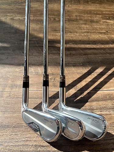 Miniatura 64 de SummerHouse Casquillos de hierro de golf multianillo compatibles con eje de acero cónico de 0.355 '' y eje paralelo de 0.370 '' Verde con 4 blancos