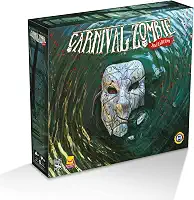 Funbox Jogo de Tabuleiro Cooperativo Carnival Zombie para 1 a 6 Jogadores - Segunda Edição Expandida