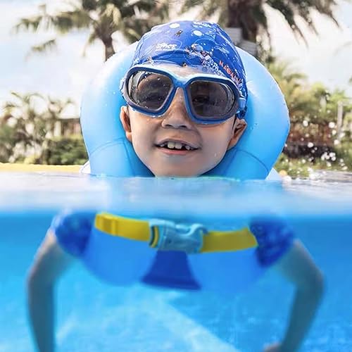 Miniatura 7 de Chaleco de natación para niños pequeños de 3-65-12 años, 30-5050-90 libras, flotadores inflables portátiles para piscina con hebilla de seguridad