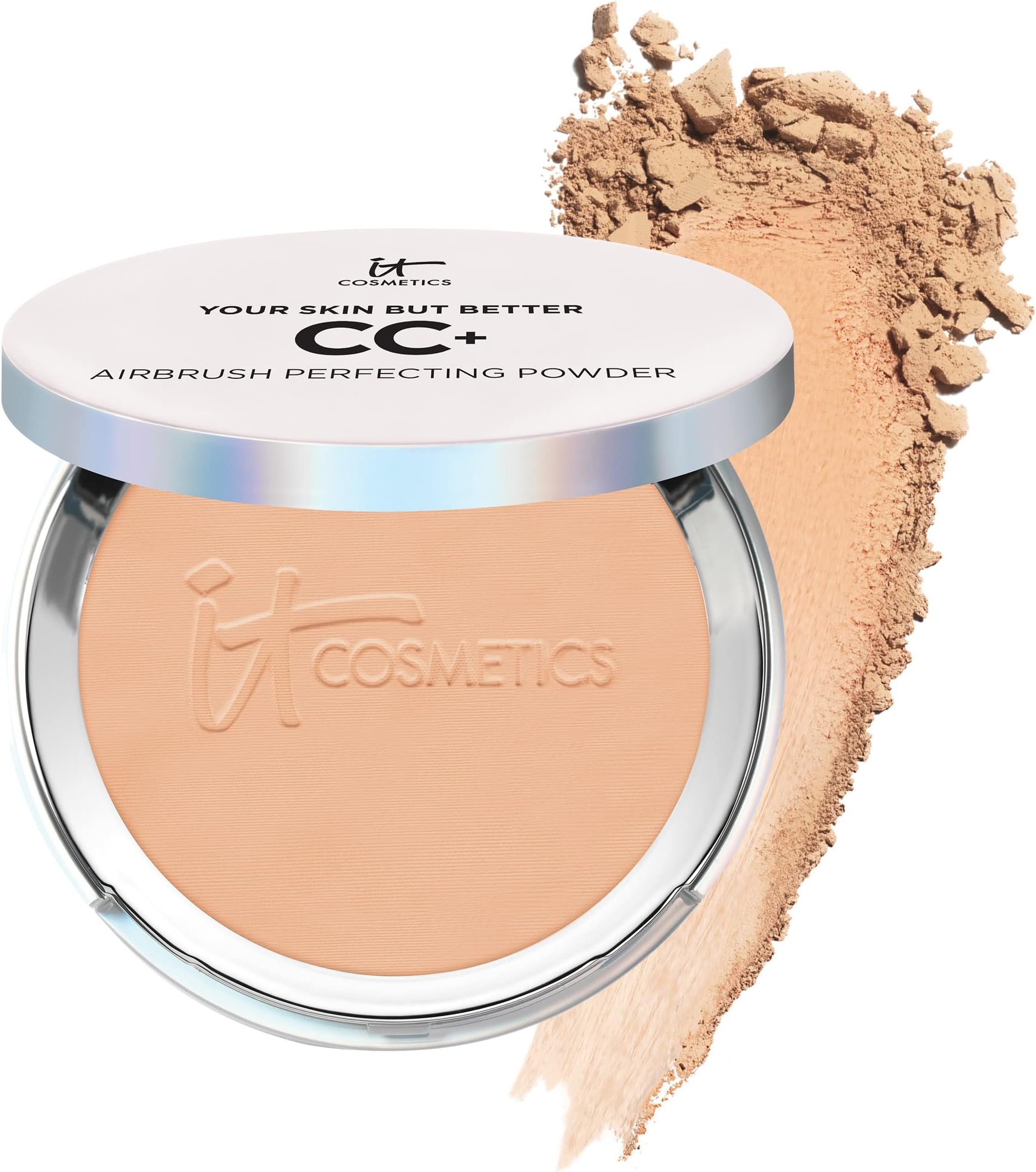 IT Cosmetics Your Skin But Better CC Airbrush Perfecting Powder SPF 50, Medium