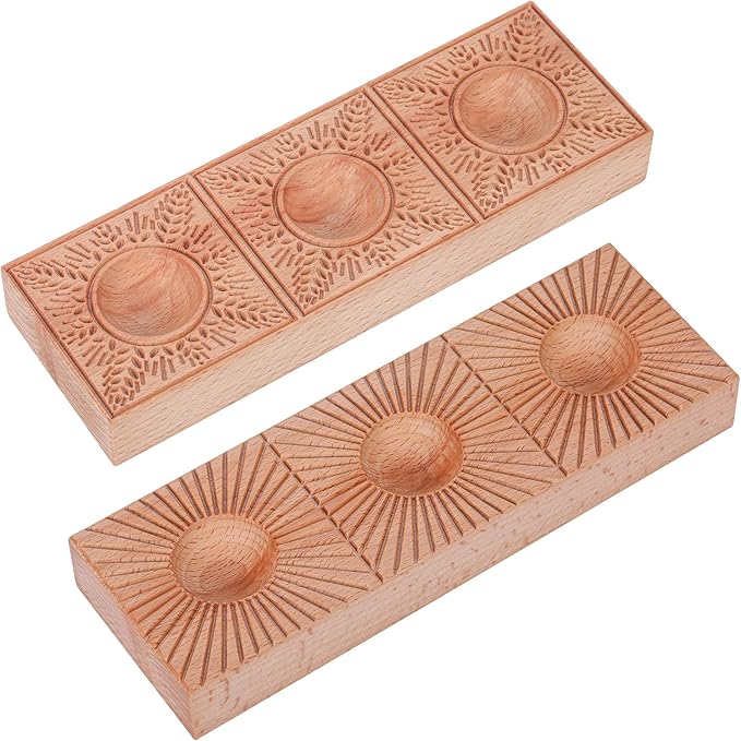 Triple Ravioli Molds Wooden Pasta Ravioli Board Double