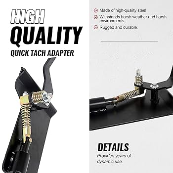 Amazon.com: HECASA Universal Skid Steer Quick Tach Attach