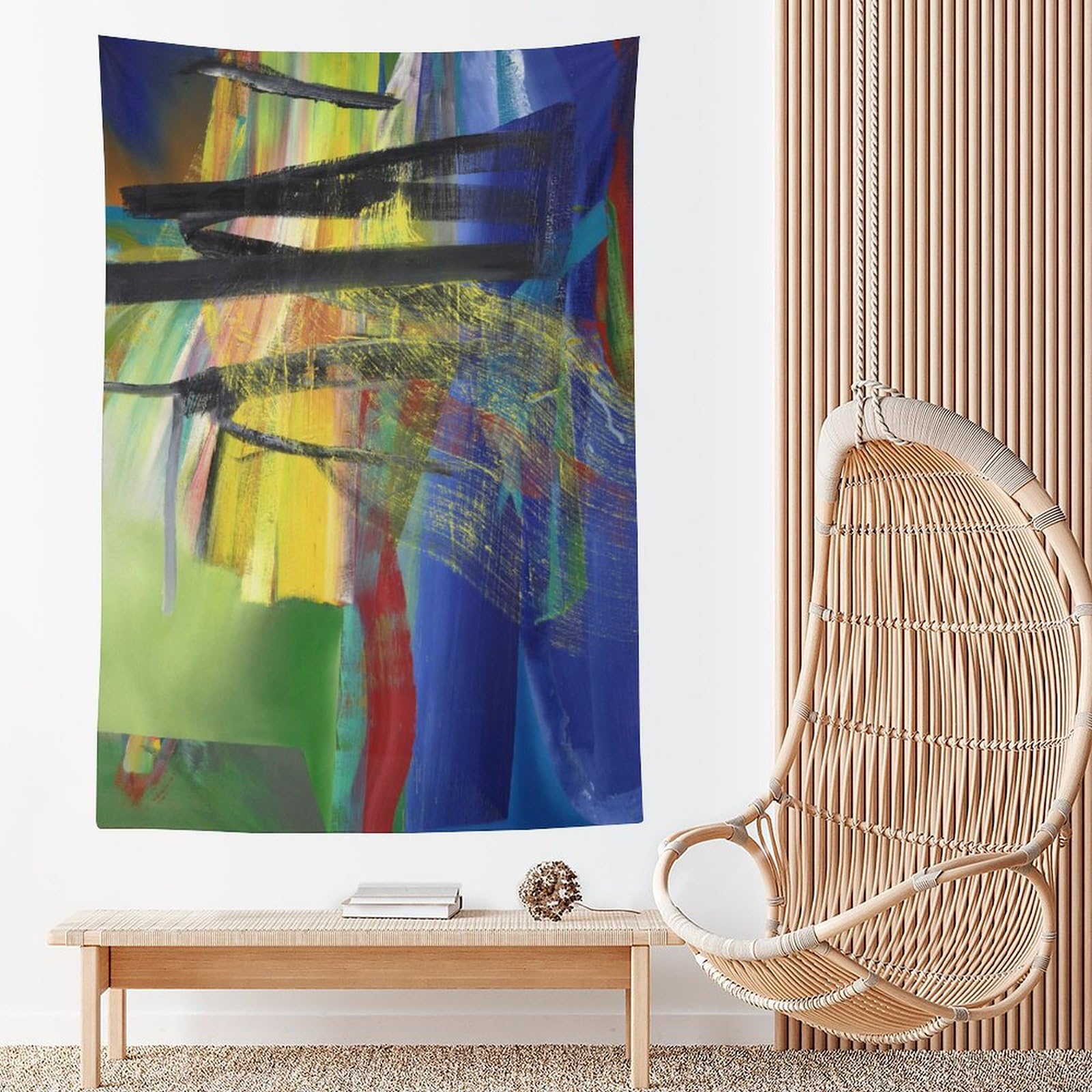 Amazon.com: Broom by Gerhard Richter Canvas Art Tapestry Print