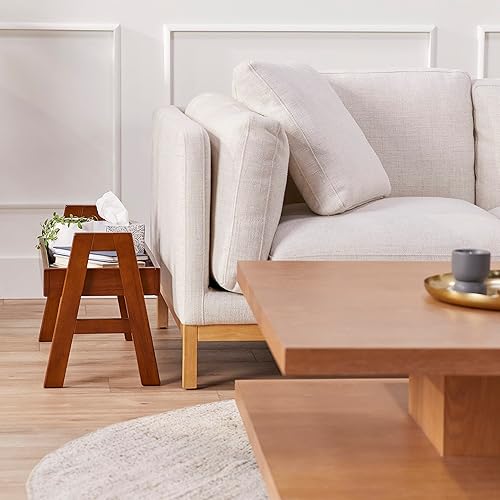 Miniatura 32 de ECR4Kids Estante apilable ajustable con borde completo, estantería, gris lavado Blanco antiguo,Marrón oscuro,Gris (Grey Wash),Natural